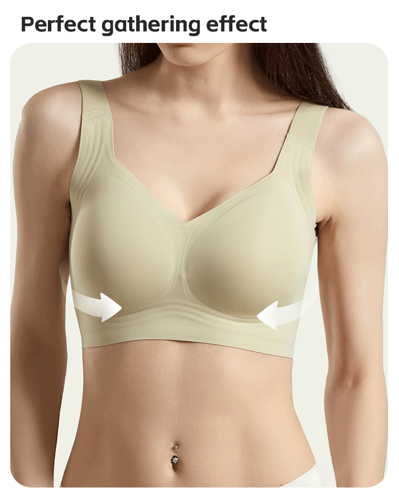 Soutien-gorge confort sans armatures, couvrance totale