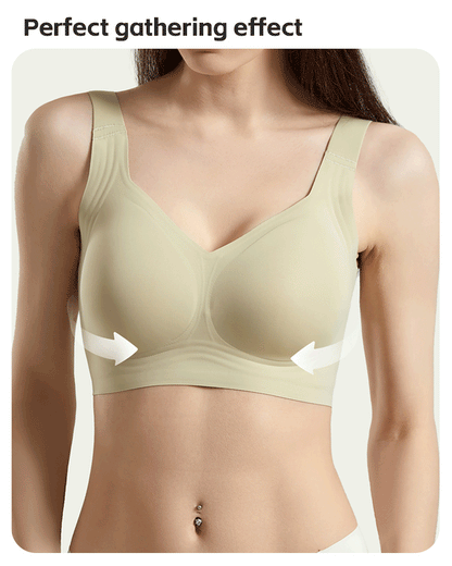 Soutien-gorge confort sans armatures, couvrance totale