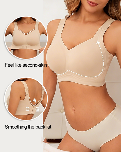 Soutien-gorge confort sans armatures, couvrance totale