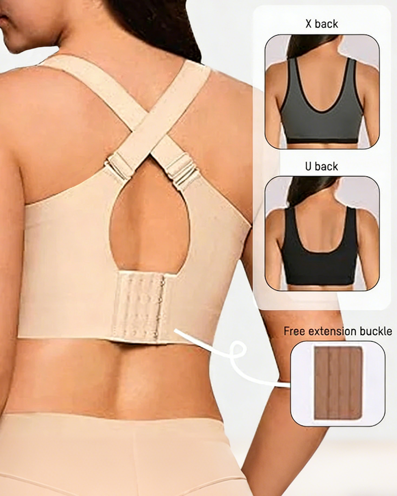 Soutien-gorge confort sans armatures, couvrance totale