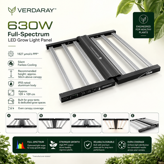 630W Full Spectrum LED Grow Light