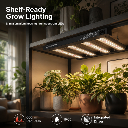 120W LED Grow Light Bar for Indoor Plants & Plant Shelves