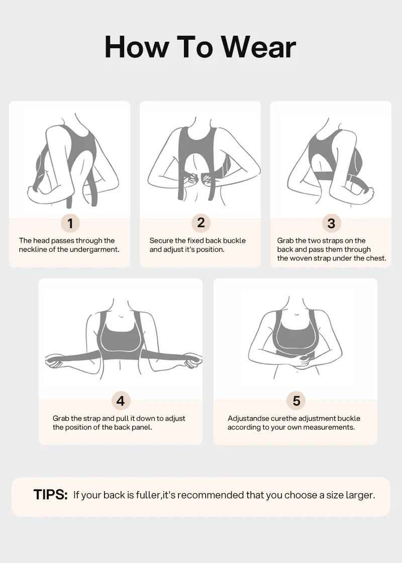 TrueBack Pro — Posture Support Bra