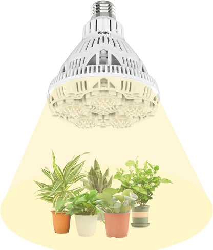 SANSI 36W LED Horticultural Lamp for Plant Growing, 400W Equivalent Full Spectrum Plant Growth Bulb E27, LED Grow Light for Hydroponic Greenhouse Grow Tent (PPF:65μmol/s)