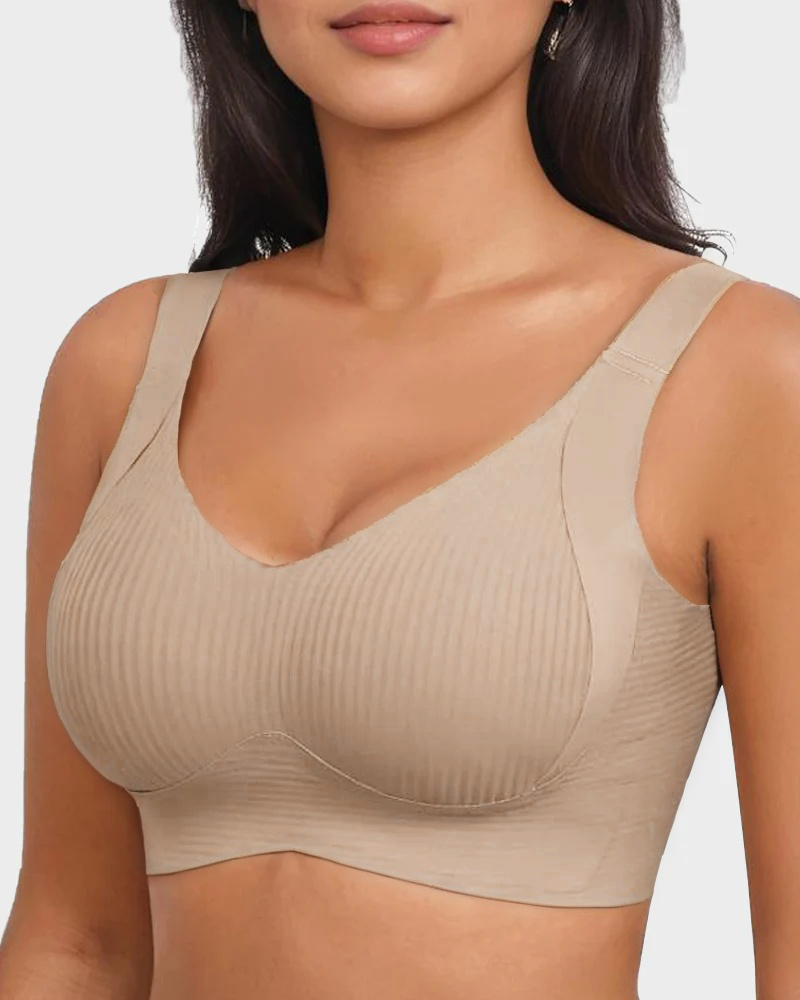 Soutien-gorge sans armature confortable et réglable