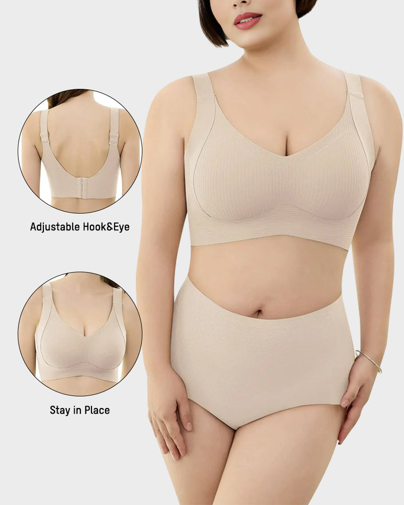Soutien-gorge sans armature confortable et réglable
