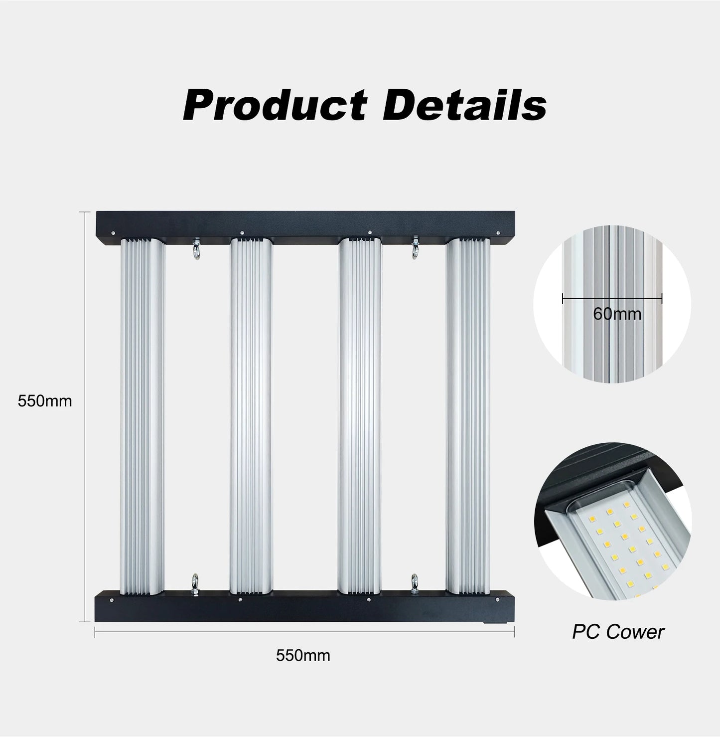 Barre lumineuse de culture LED bon marché pour toutes les plantes de tente 120W LED élèvent des lumières