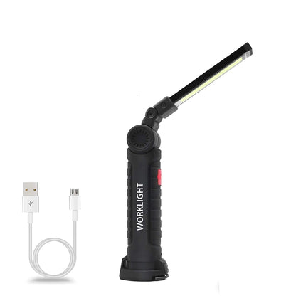 Wholesale Usb Rechargeable Folding 360 Degree Rotate Work Light 5 Modes Led Worklight With Magnetic Base