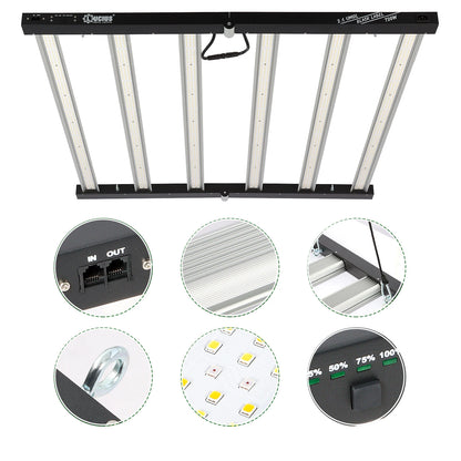 Dimmable 720W Led Grow Light Full Spectrum Growing Indoor Veg and Bloom Commercial Best Sell Dimmable Led Grow Light