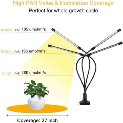 USB LED lampe de croissance des plantes 5V système de croissance hydroponique à spectre complet serre intérieure lampe de plante blanc chaud