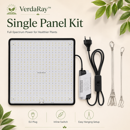 1200W Full Spectrum LED Grow Light Panel, 500 SMD2835 LEDs, Dimmable (3x3ft Coverage)